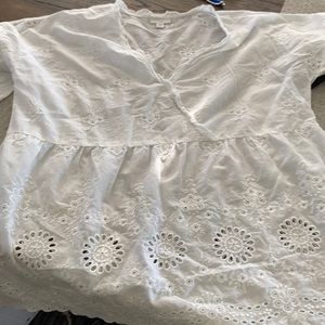 JJill  eyelet blouse